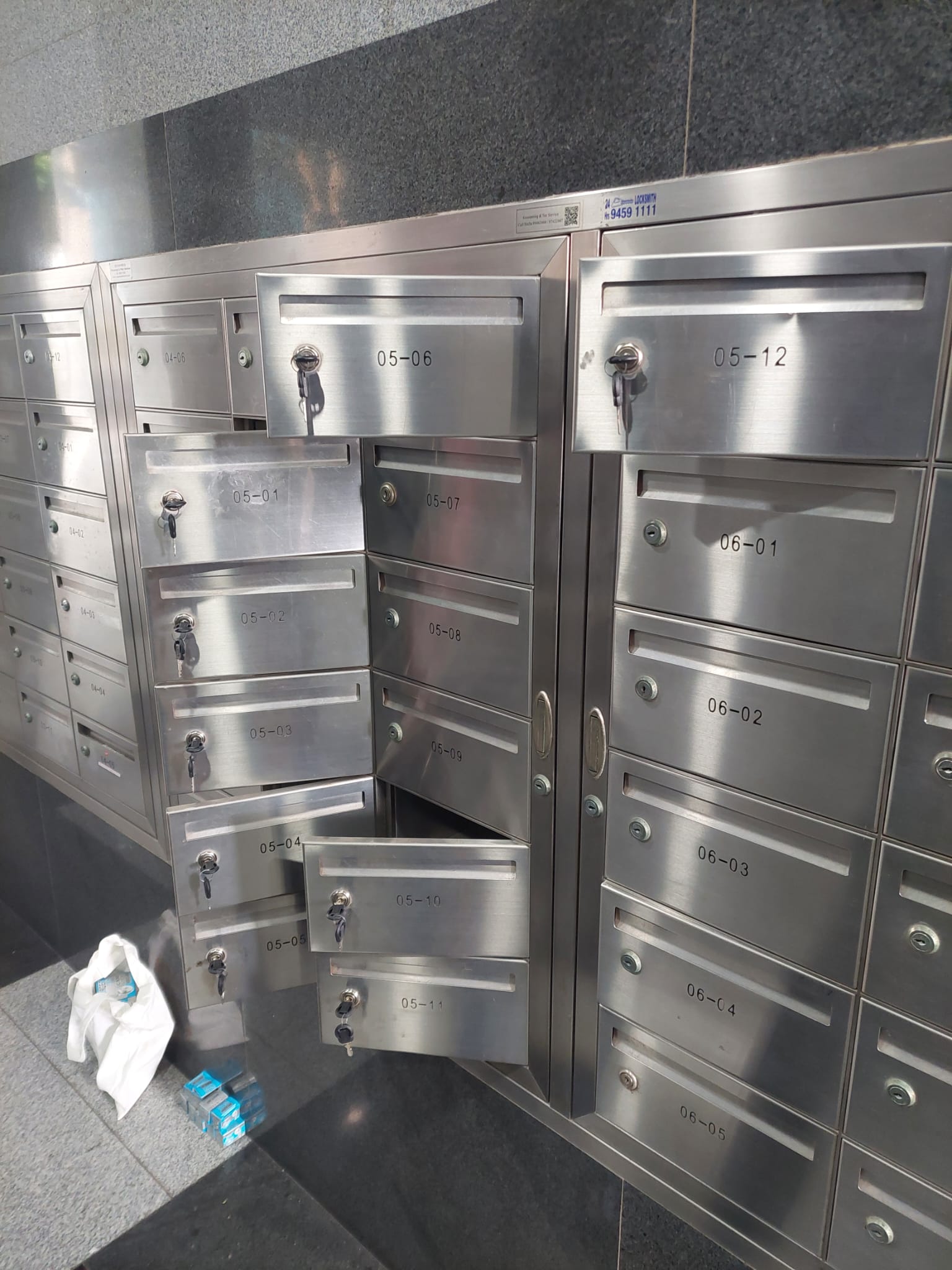 Changing Number of Letterboxs