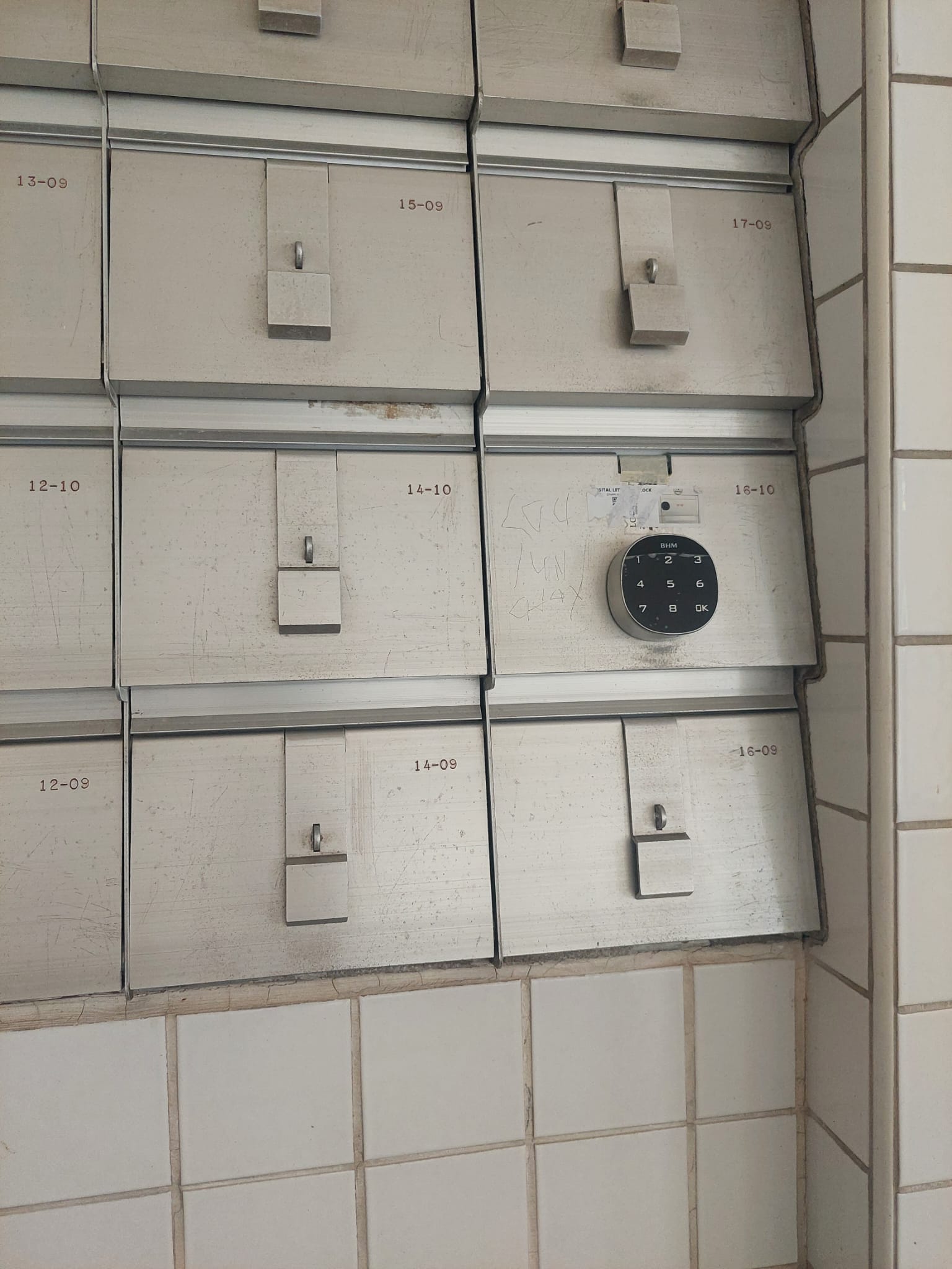 Digital letterbox Lock 3