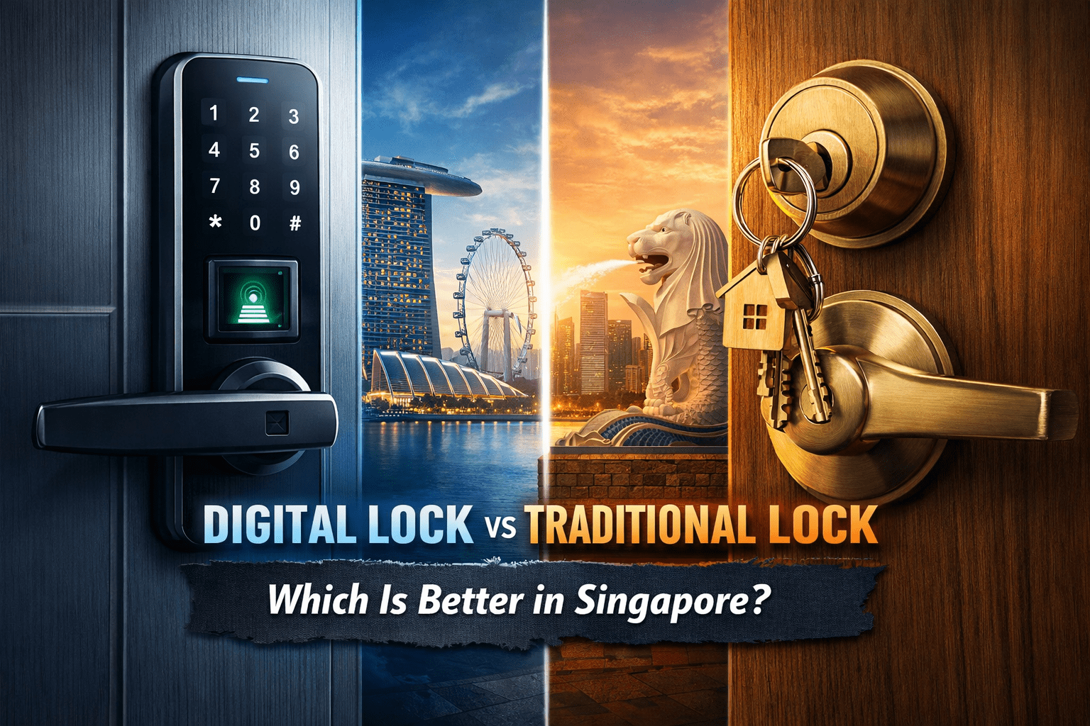 Digital Lock vs Traditional Lock Which Is Better in Singapore