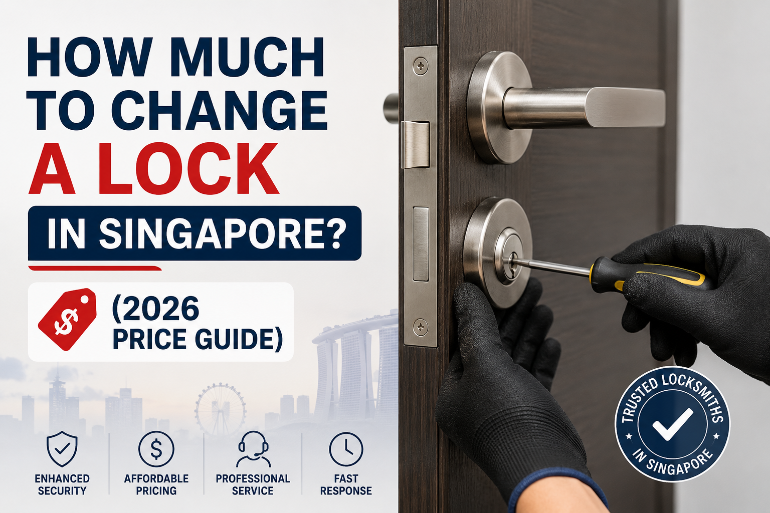 How Much to Change a Lock in Singapore? (2026 Price Guide)