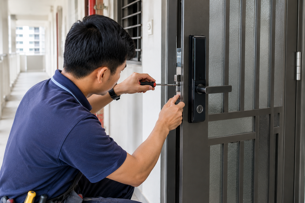 HDB Door Lock Replacement Singapore HDB door lock replacement Singapore